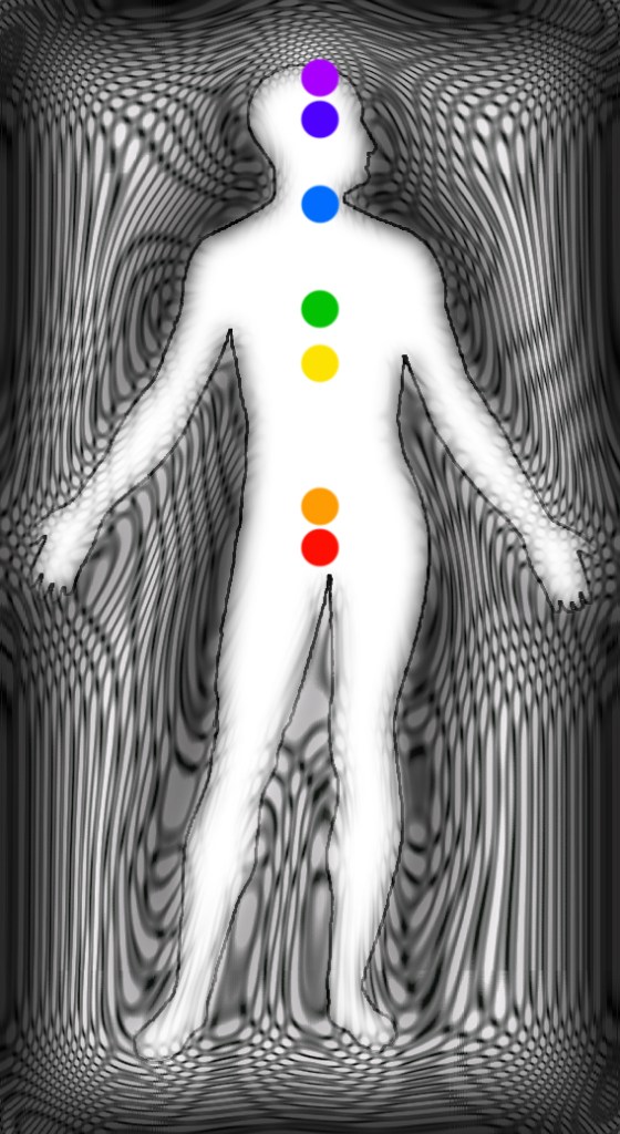 The chakra system is a model of your personal energy landscape. Image by Benno Poeder 2012